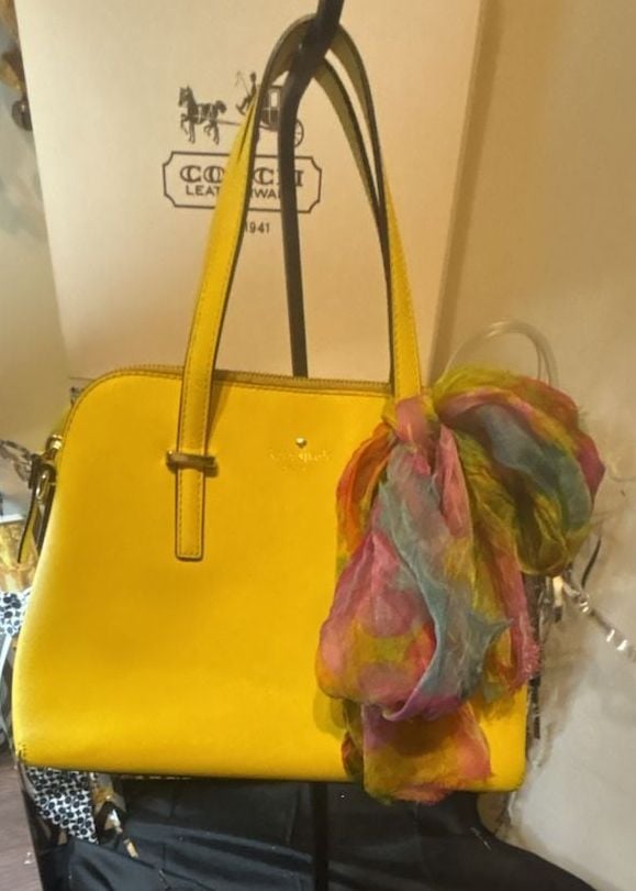 Kate Spade Yellow Crossbody 2