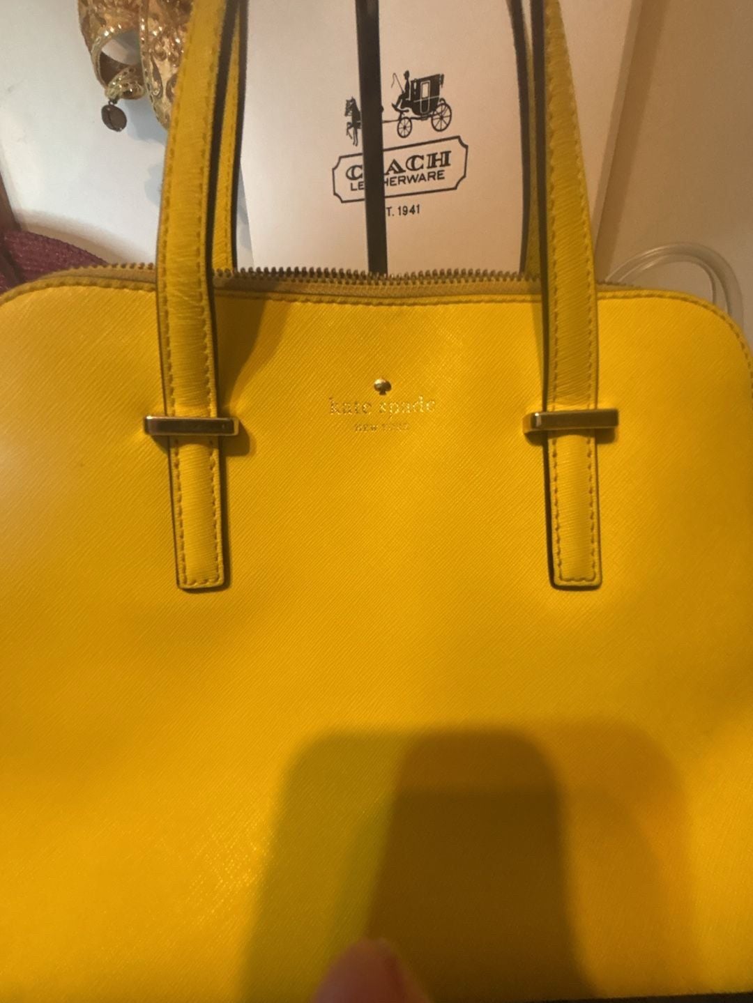Kate Spade Yellow Crossbody 3