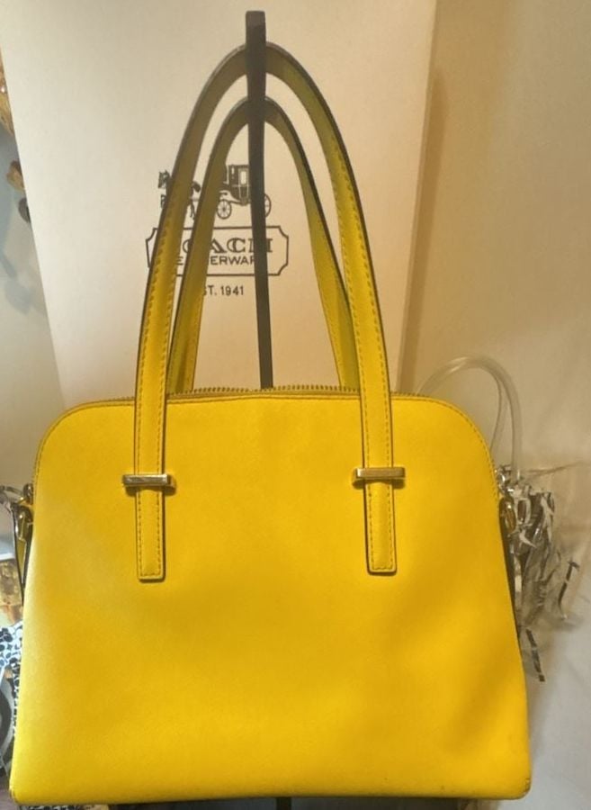 Kate Spade Yellow Crossbody 4