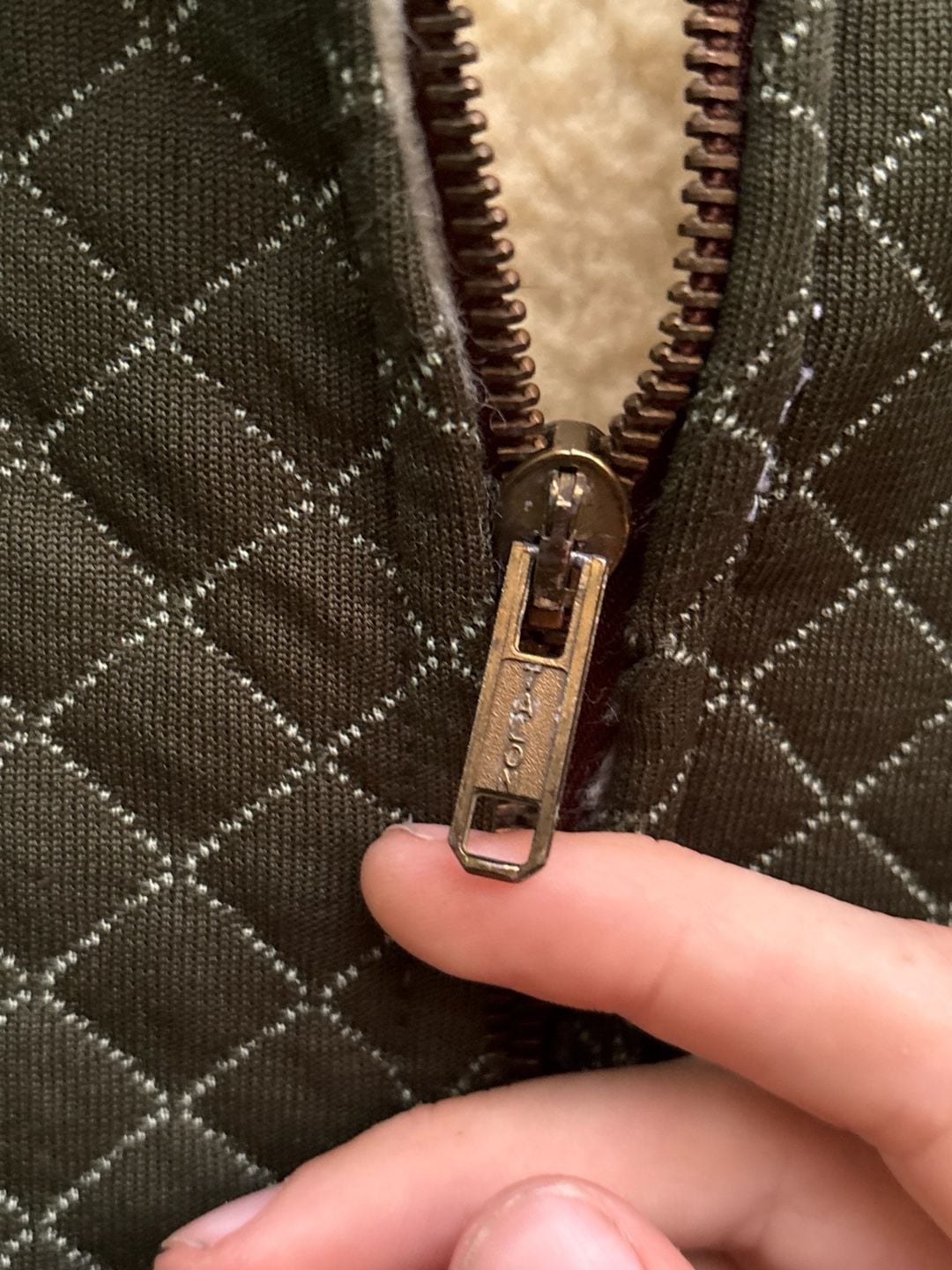 1970’s Vintage Quilted Fleece Lined Vest 3