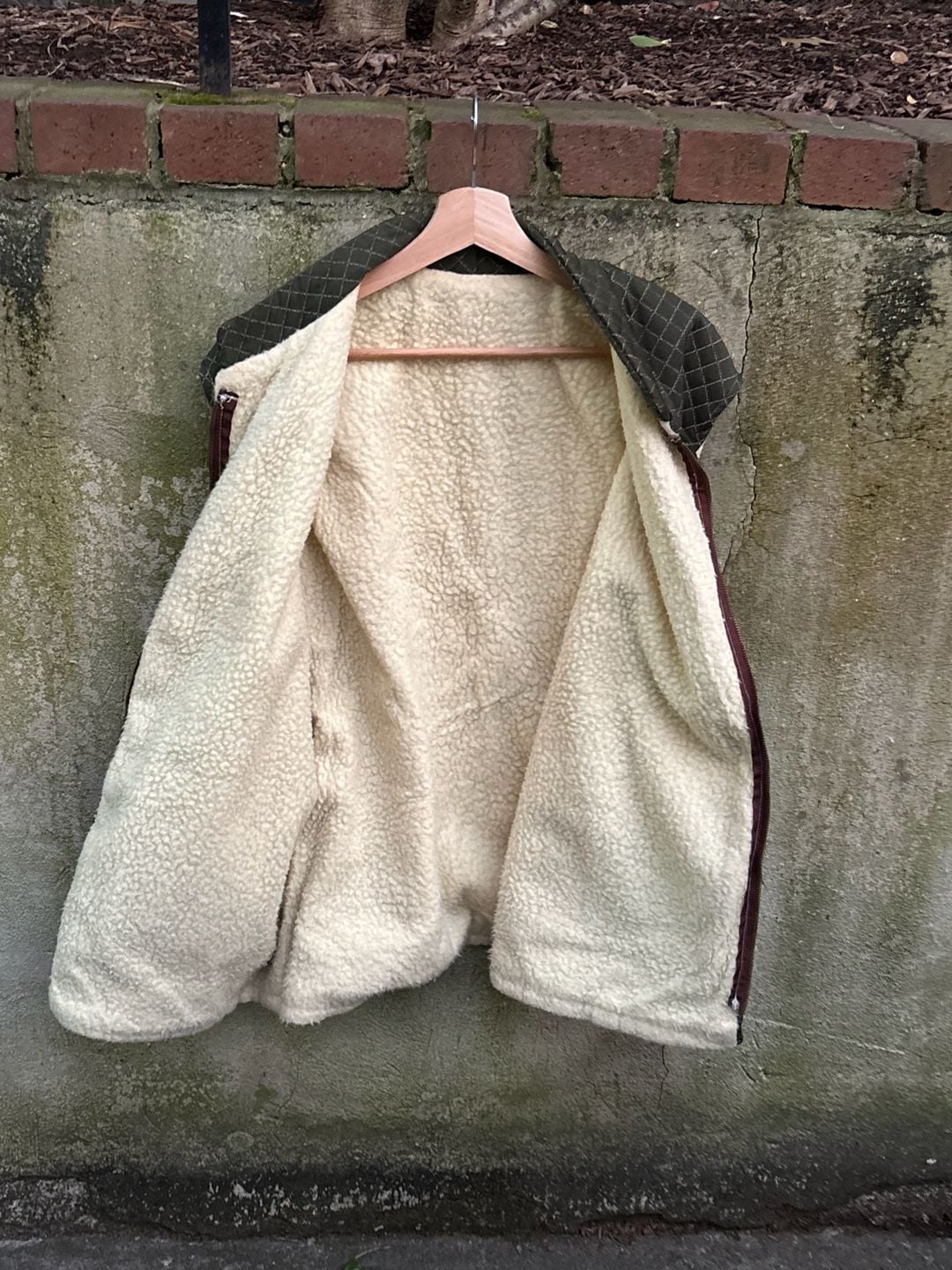 1970’s Vintage Quilted Fleece Lined Vest 4