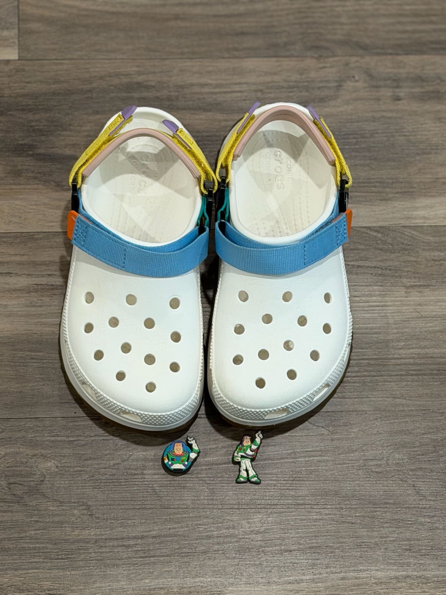 Crocs Classic Hiker Clog White unisex M5 W7 2