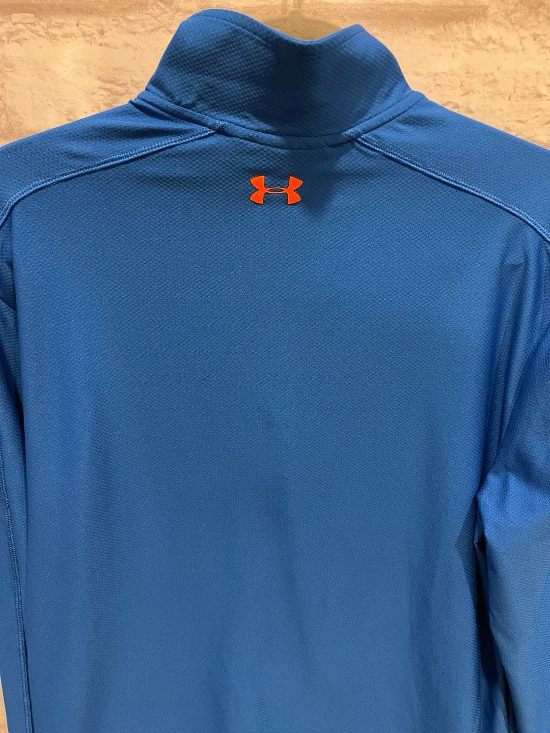 Under Armour Velocity 2.0 Size MD/M Blue Orange 1/4 Zip Pullover 5