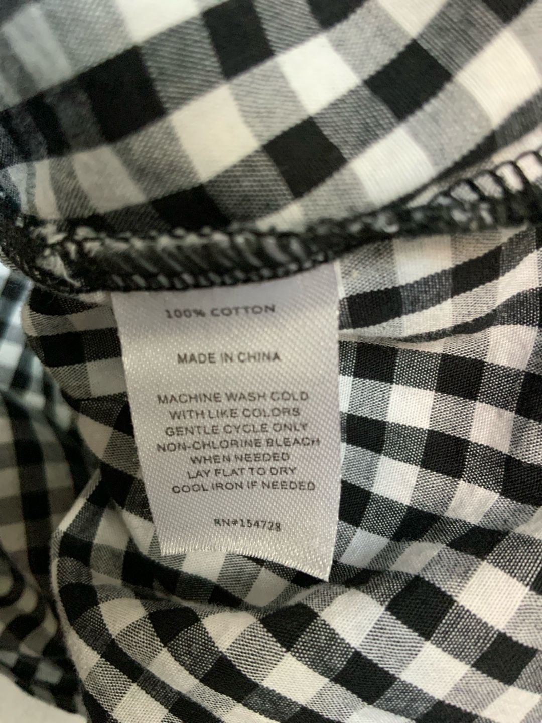 Bailey’s Blossom Gingham Dress Girls Size 5T Black White Ruffle 5