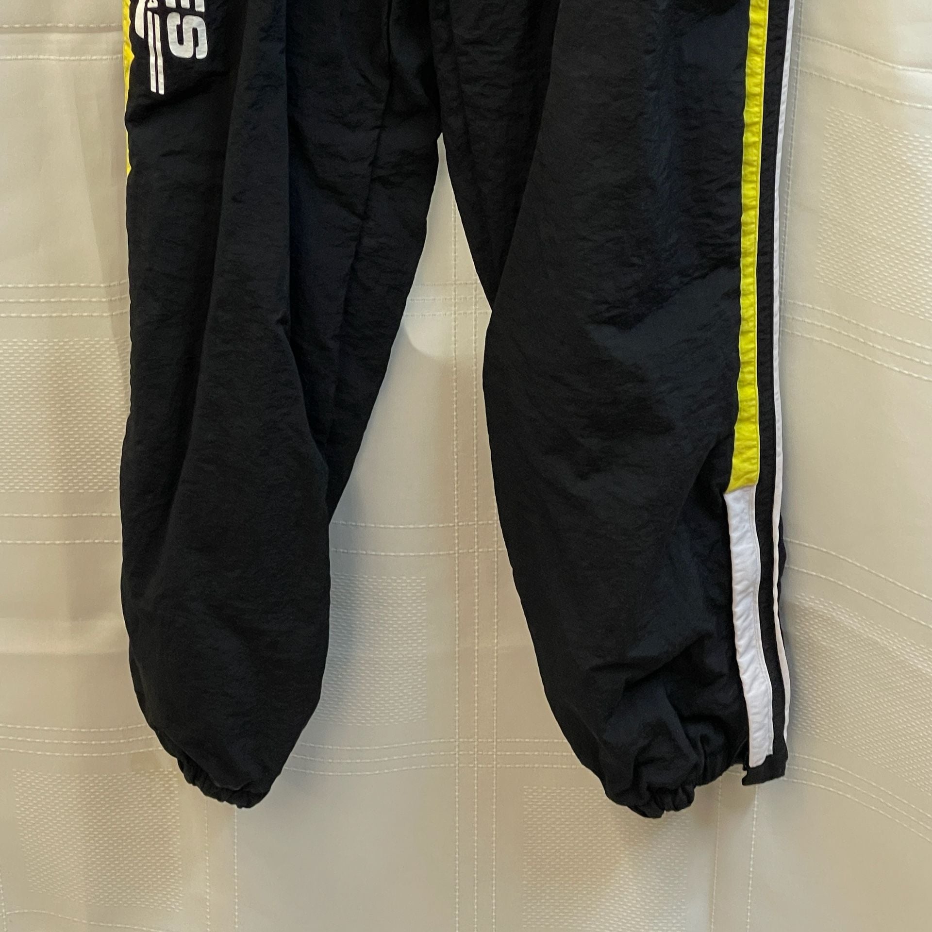 L Large Fila x Vfiles Track Pants Black Yellow Greenhouse 2019 Collab Streetwear Collector 4