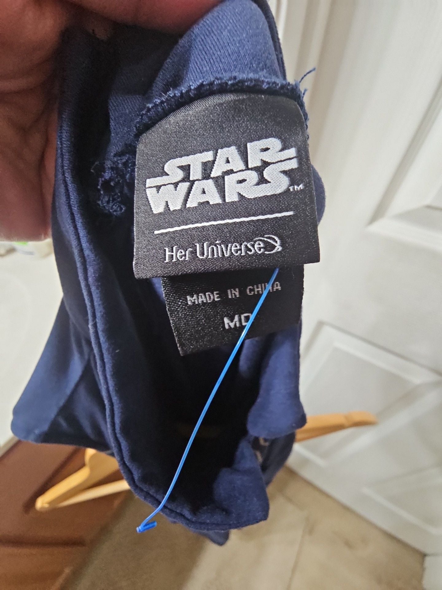Her Universe Star Wars Ahsoka Tano Dress Size MD Blue Sleeveless 6