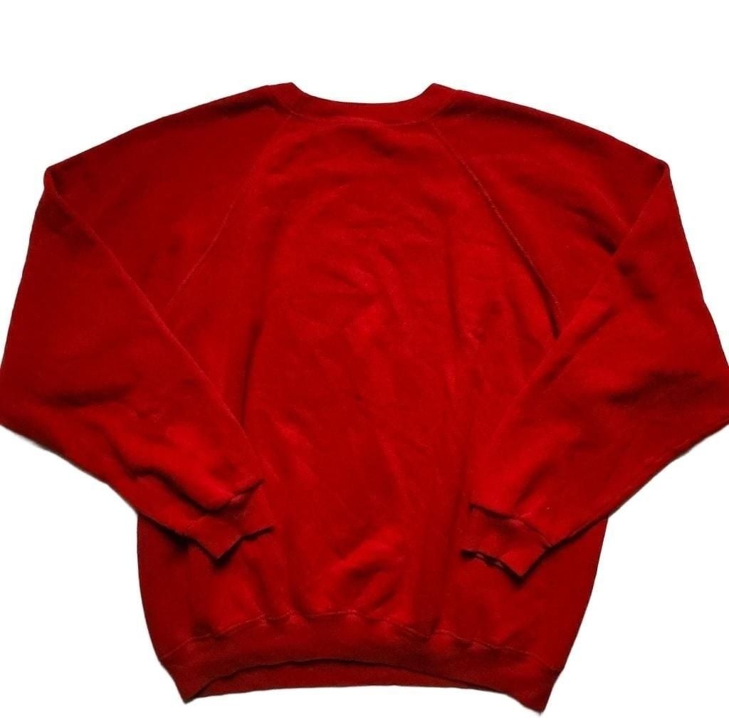 Hanes Jaguar Sweatshirt Size XL Vintage Red Embroidered Logo 7