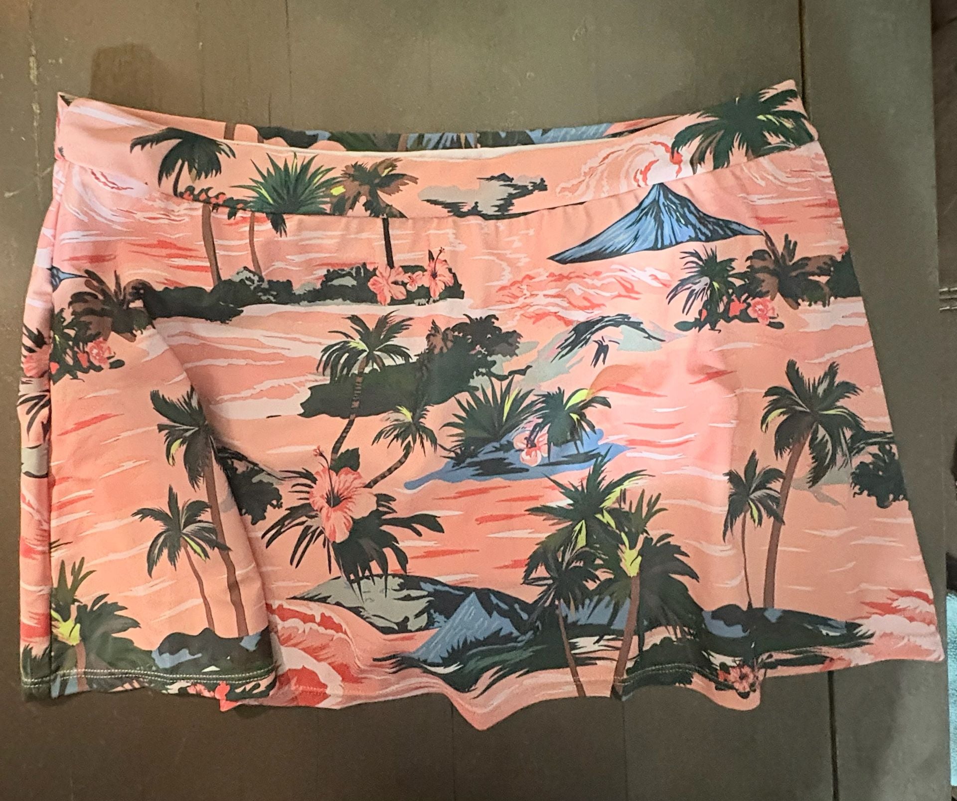 Modlily Swimsuit Set Size XL Pink Tropical Print Tankini 2