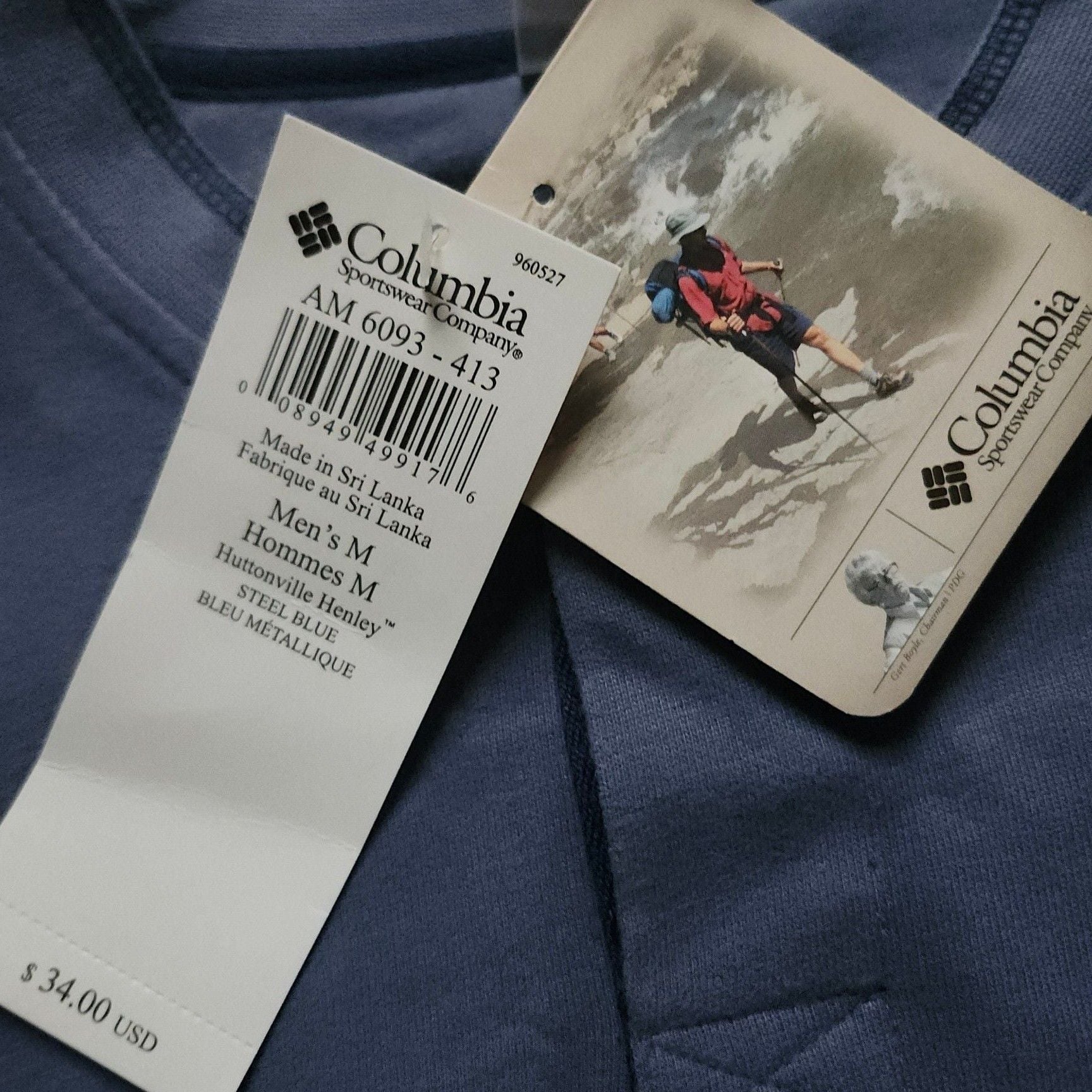 Columbia Long Sleeve Shirt Gray New With Tags 4