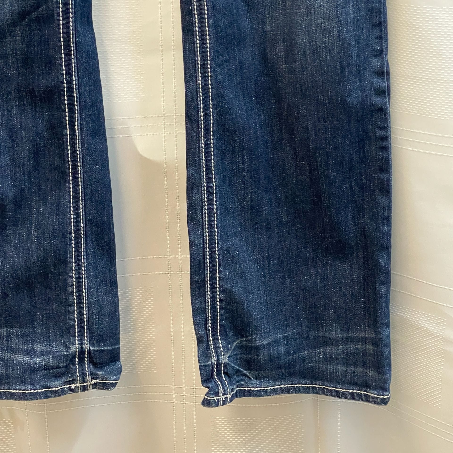 Rock Revival Jeans Dark Wash Denim Debbie Bootcut Size 31 Western Barn 00s Rhinestones 3