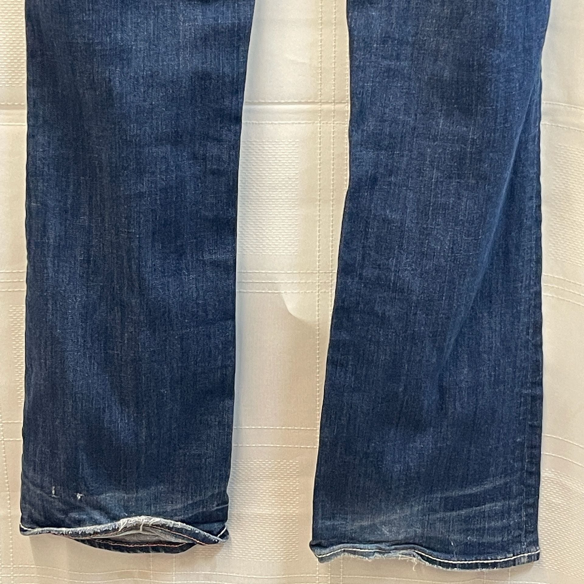 Rock Revival Jeans Dark Wash Denim Debbie Bootcut Size 31 Western Barn 00s Rhinestones 10