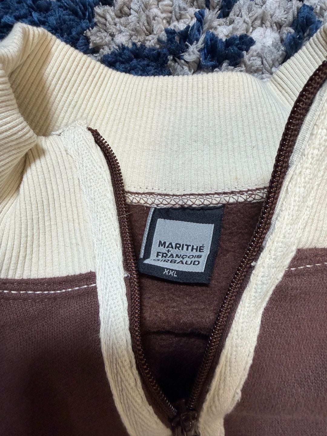 Marithe Francois Girbaud Full Zip Jacket Brown 3