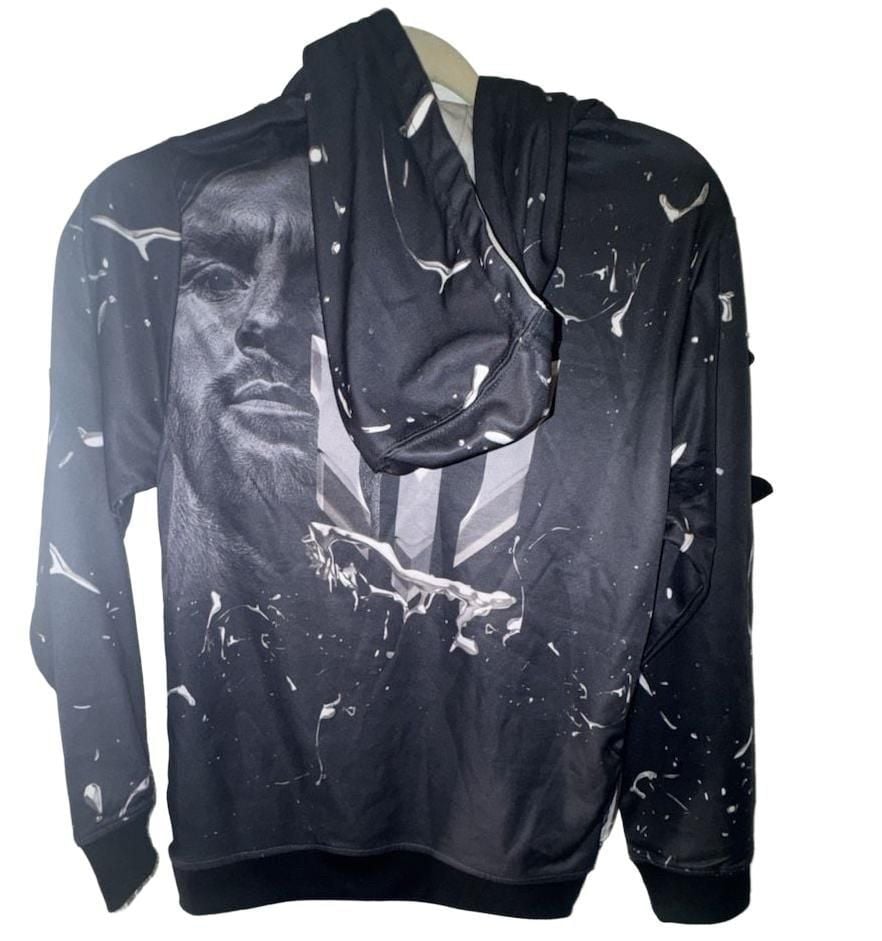 Messi Sublimated Hooded Sweatshirt Size XL 14/16 Black Soccer 7