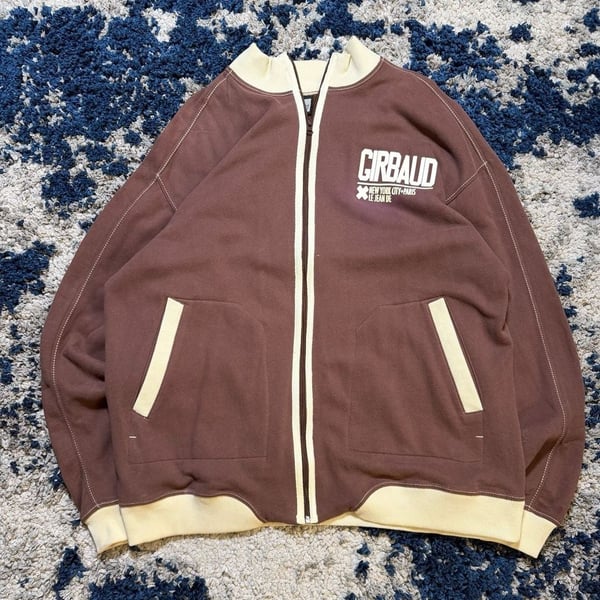 Marithe Francois Girbaud Full Zip Jacket Brown