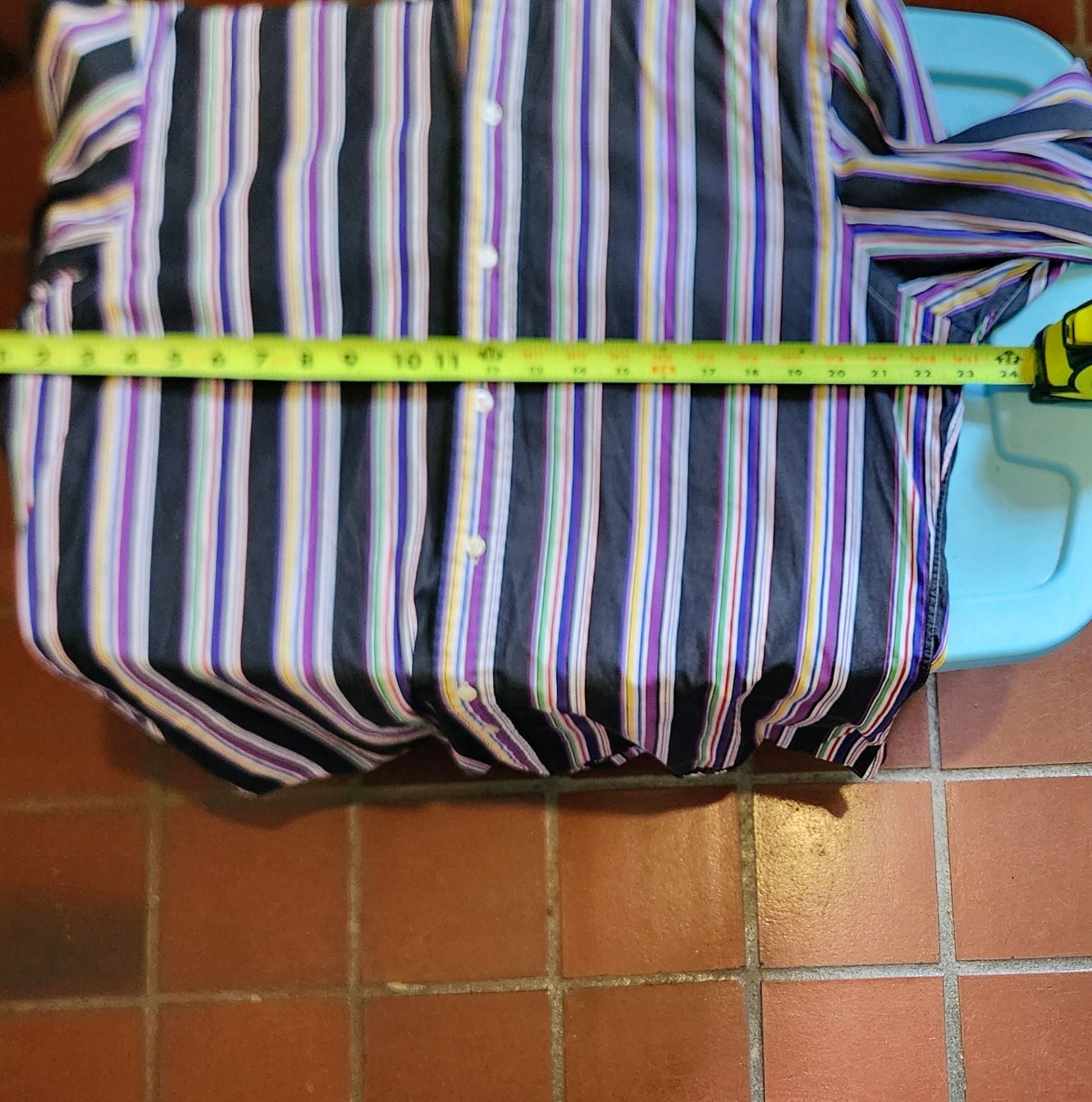 Polo Ralph Lauren Regent Striped Shirt Size 16/L Multicolor Long Sleeve 6