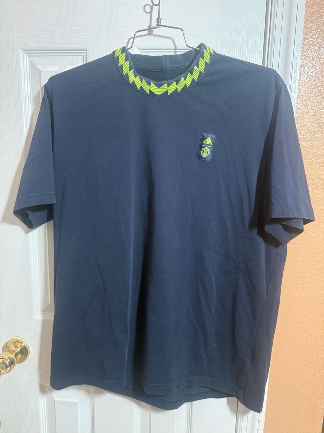 Adidas Manchester United HE6646 T-Shirt Size L Navy Green 2
