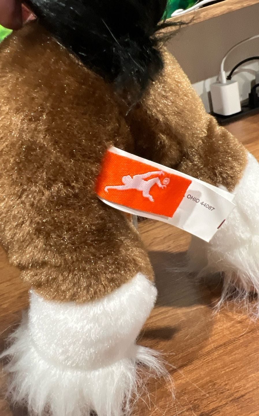 Wild Republic Clydesdale Horse Plush Brown White 12 Inch Stuffed Animal 4