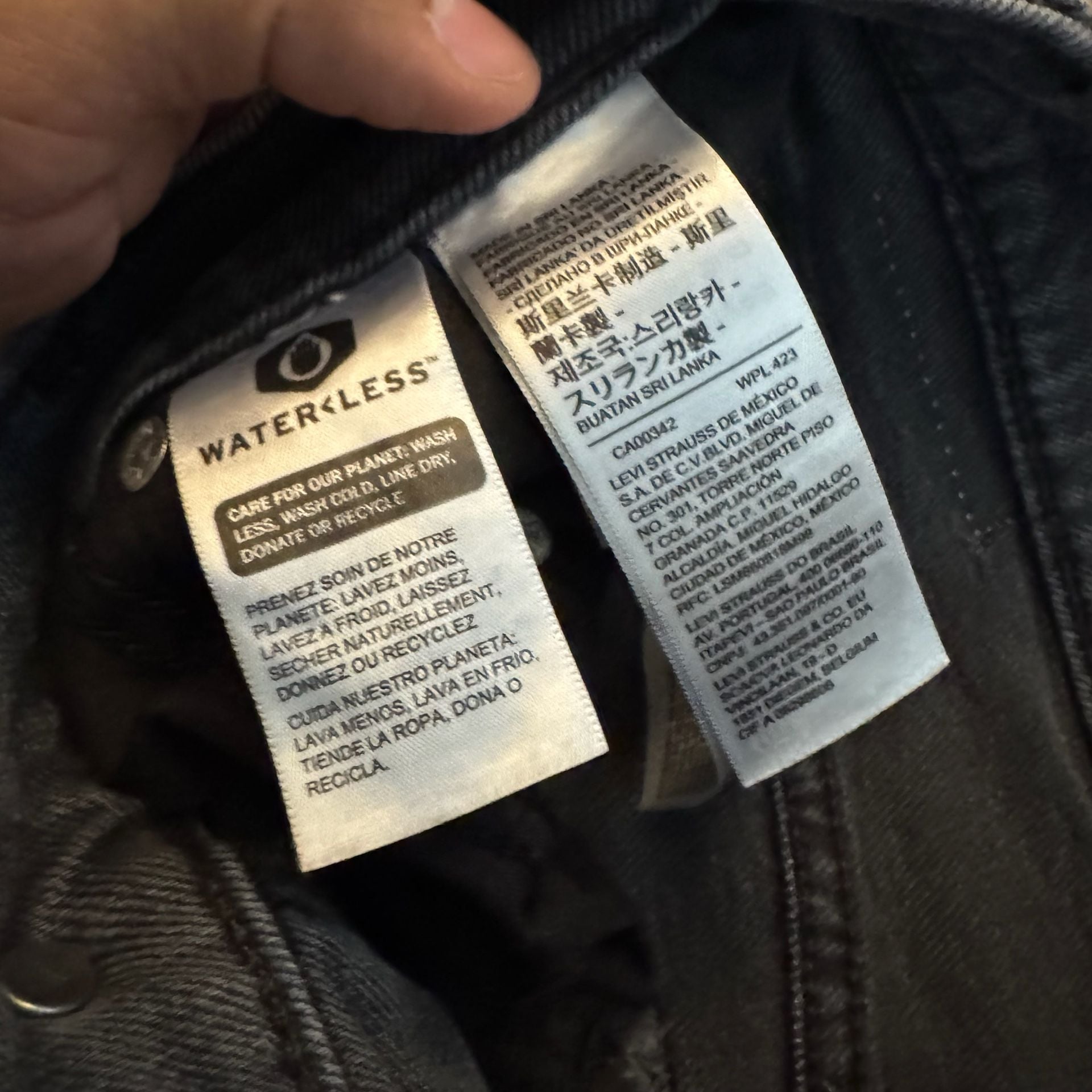 Levi's SilverTab Mom Jean Size 29 Dark Gray Denim 7