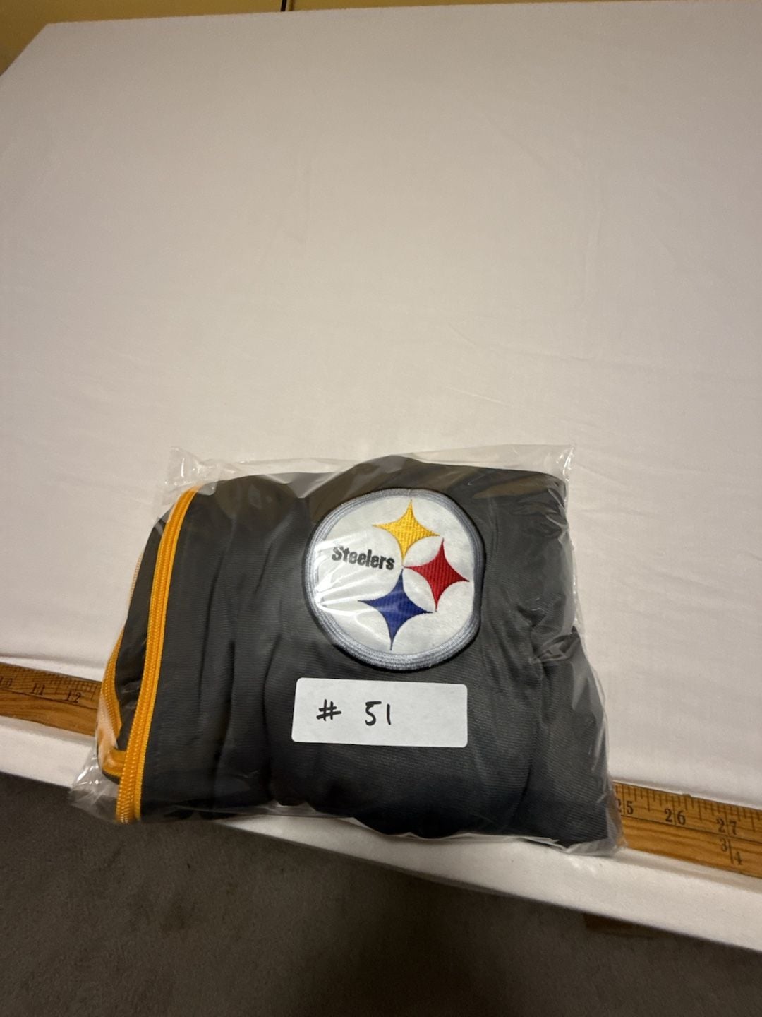 NFL Team Apparel Pittsburgh Steelers Track Jacket Size 2XL Grey Full Zip 8