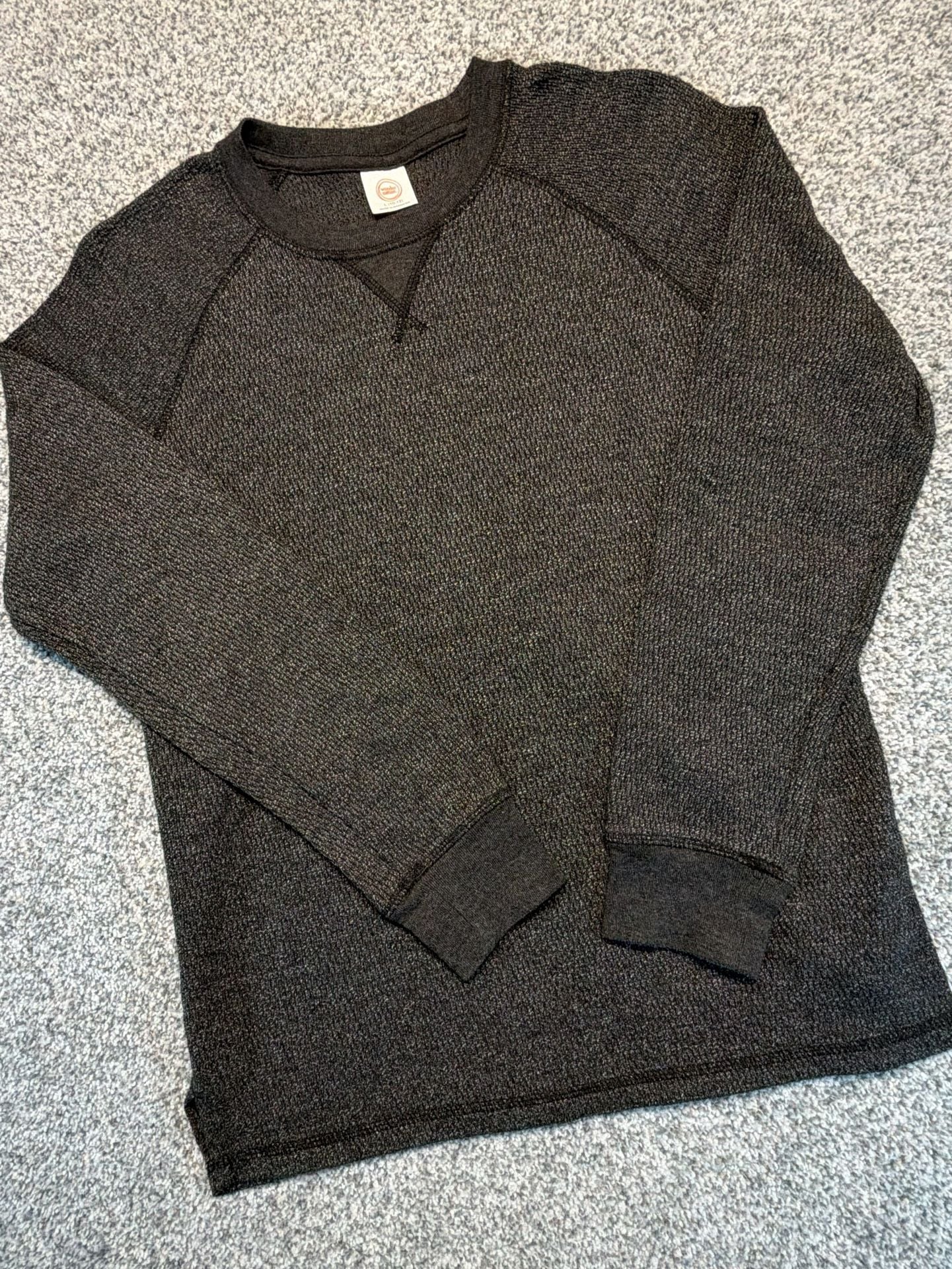 Wonder Nation Youth Long Sleeve Thermal Black Size L (10-12) 2