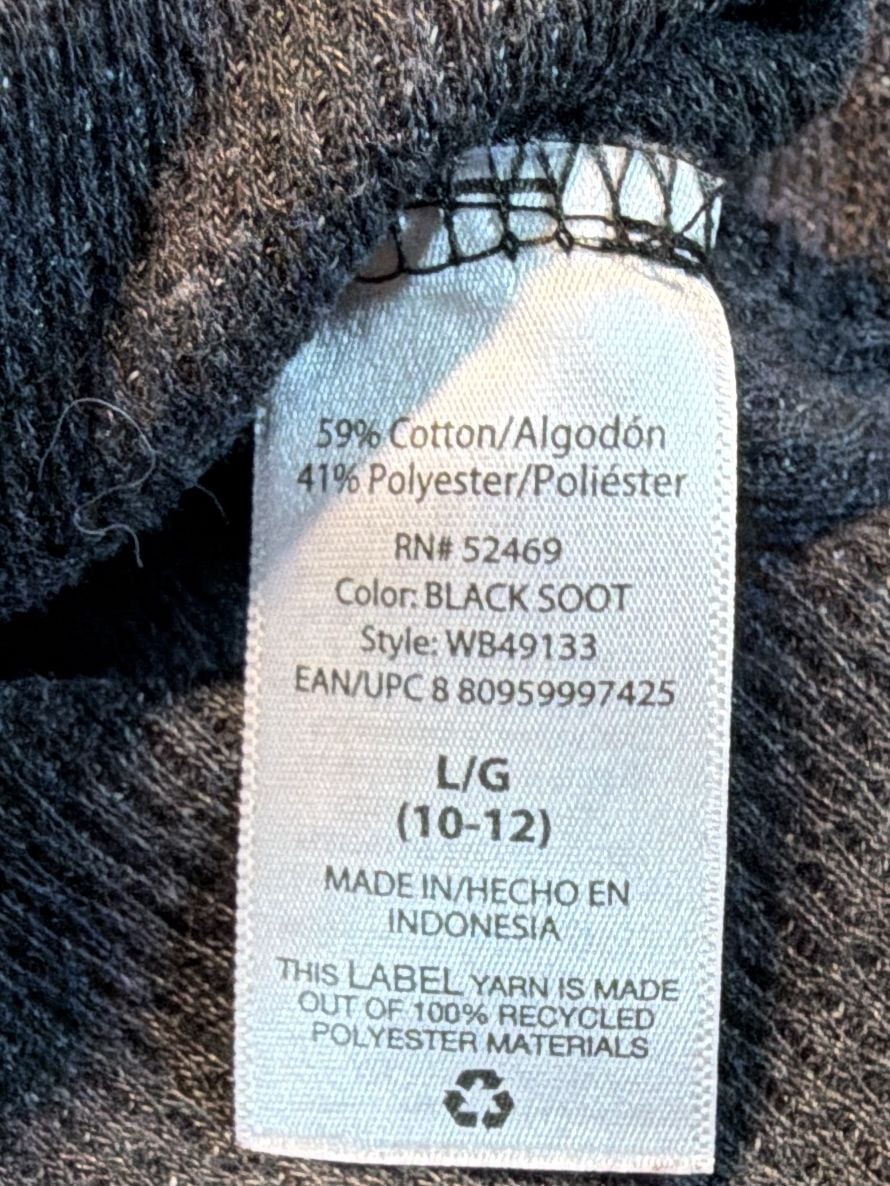 Wonder Nation Youth Long Sleeve Thermal Black Size L (10-12) 3