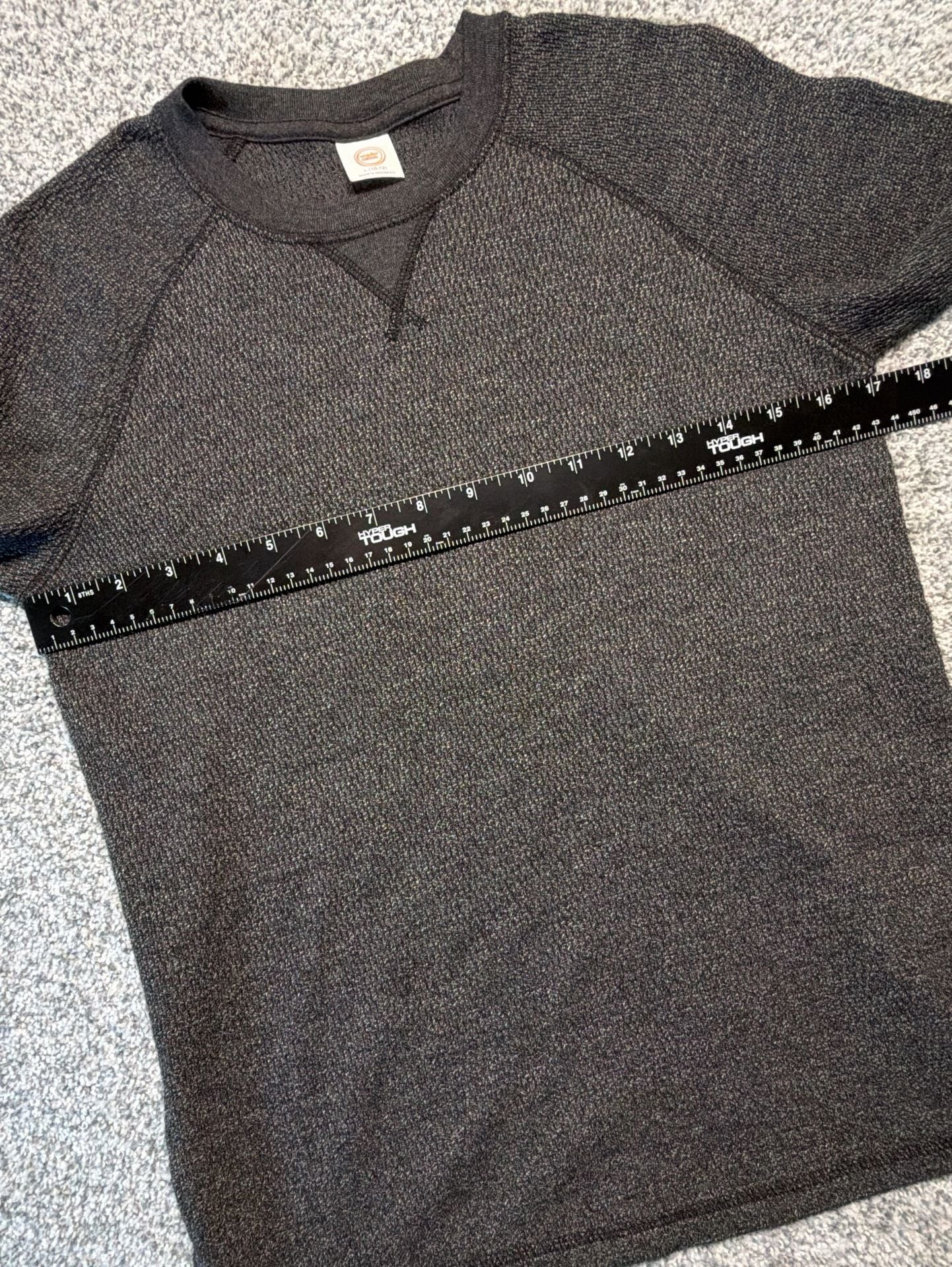 Wonder Nation Youth Long Sleeve Thermal Black Size L (10-12) 10