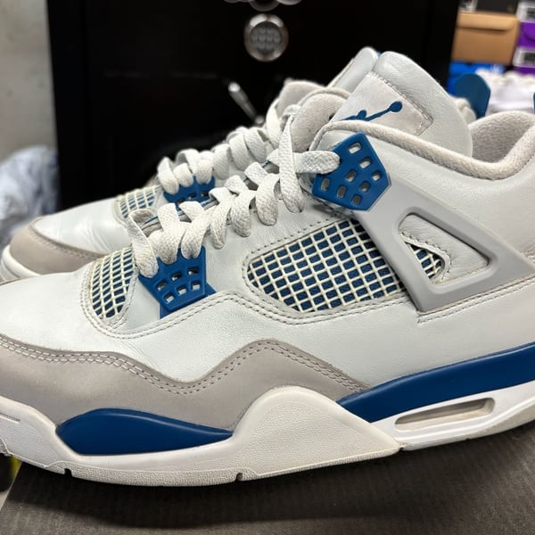 Nike Air Jordan 4 Retro Military Blue 9M replacement box