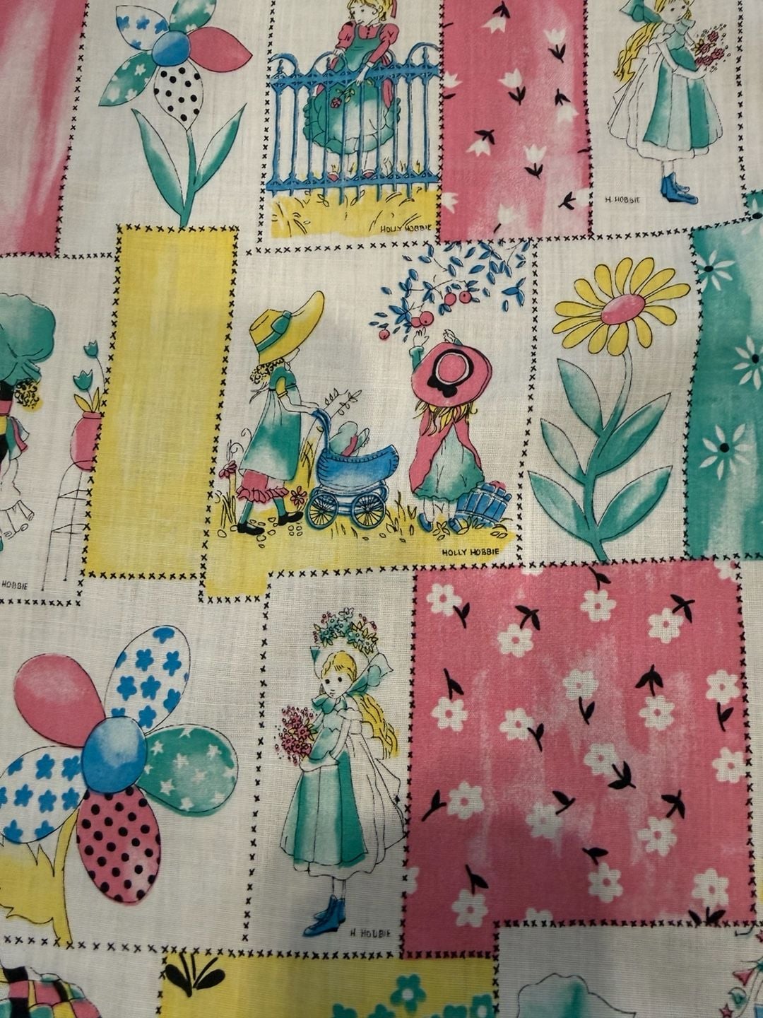 American Greetings Holly Hobbie Vintage Cotton Fabric 4