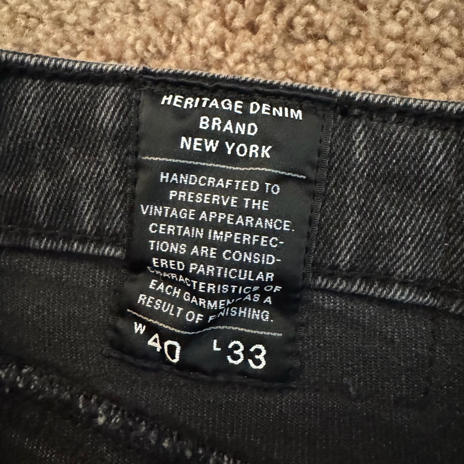 Cult Of Individuality Rocker Slim Size 40x33 Jeans Motley Crue 6