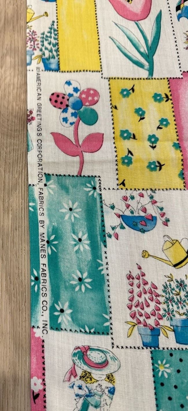 American Greetings Holly Hobbie Vintage Cotton Fabric 3