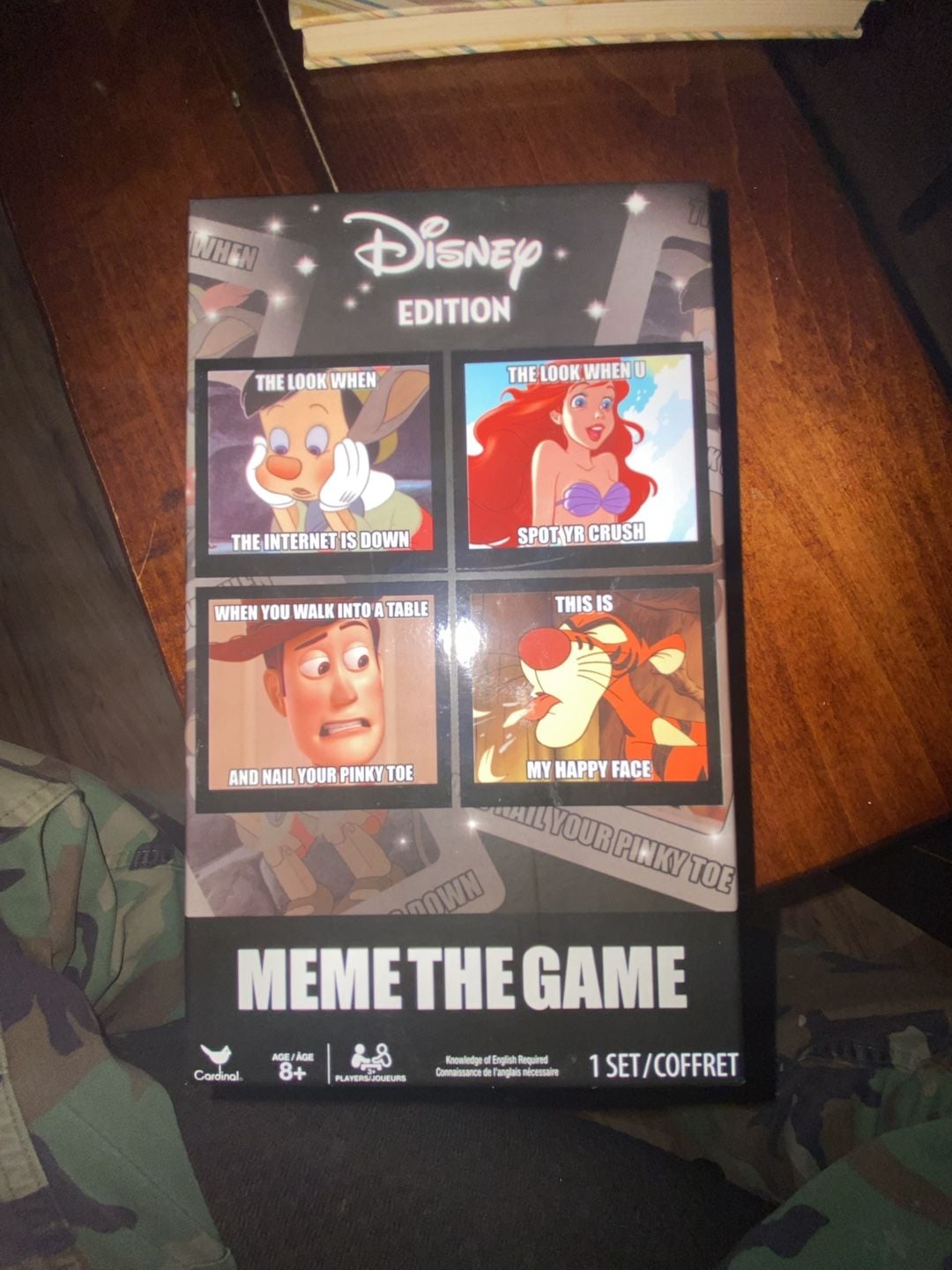 Cardinal Disney Edition Meme The Game Card Game 1