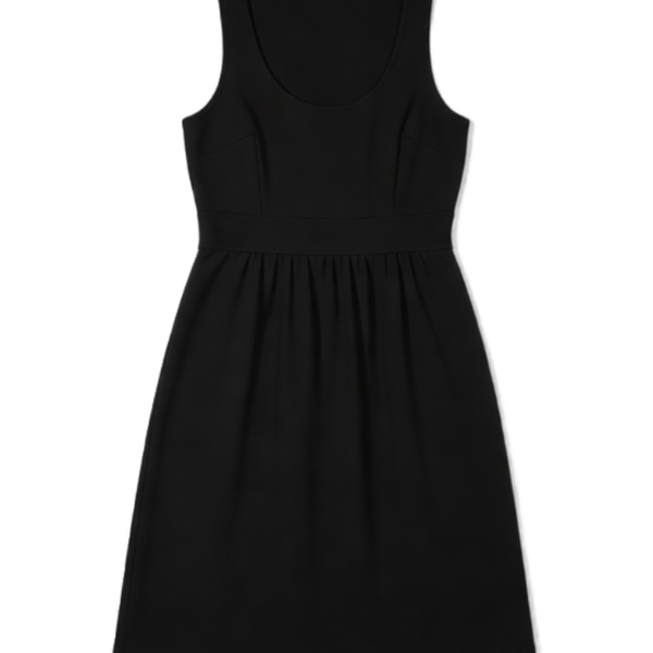 Boden Black Sleeveless Empire Waist Dress Sz US 8L