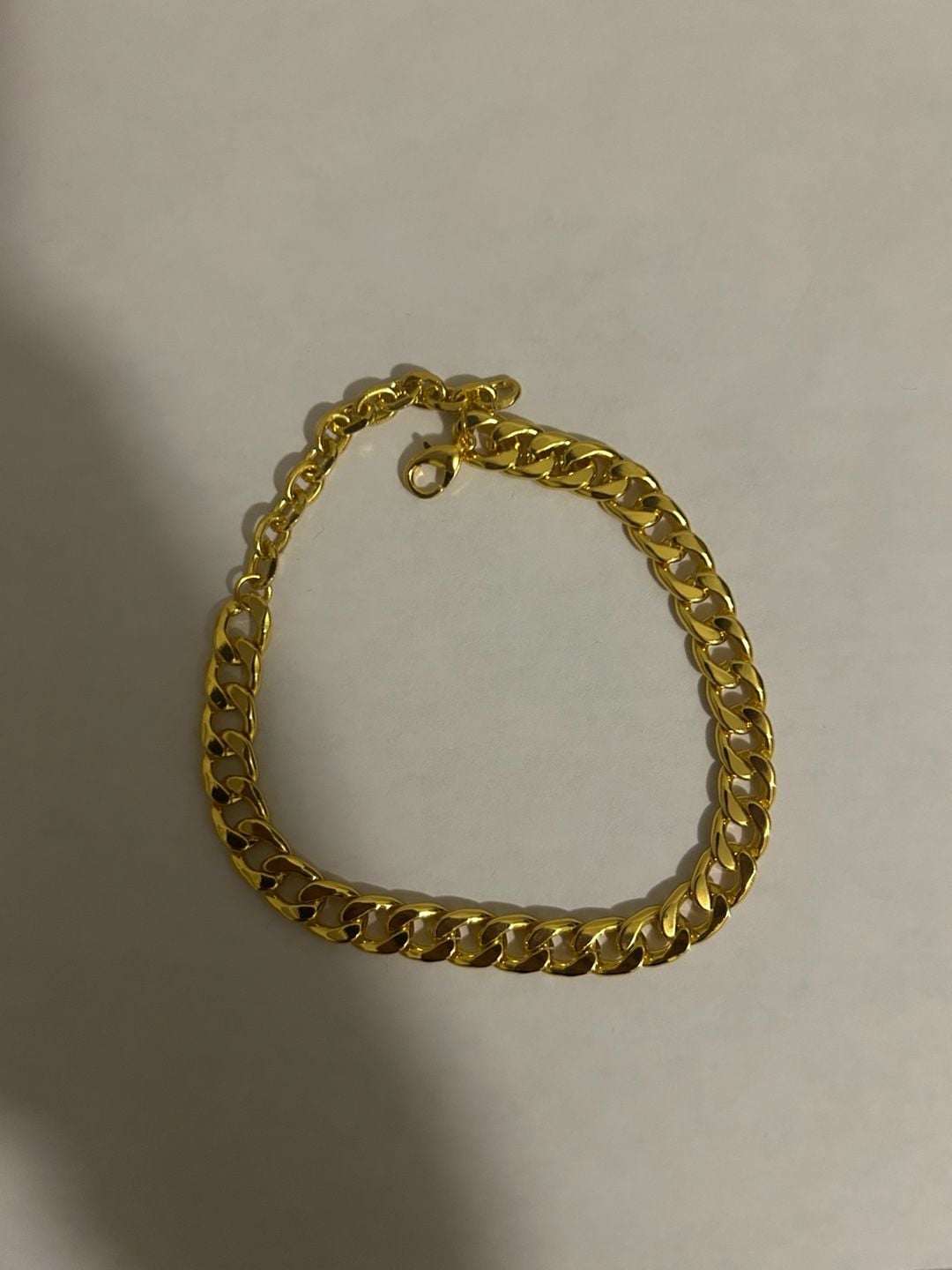 Gold-Tone Curb Link Chain Bracelet 2