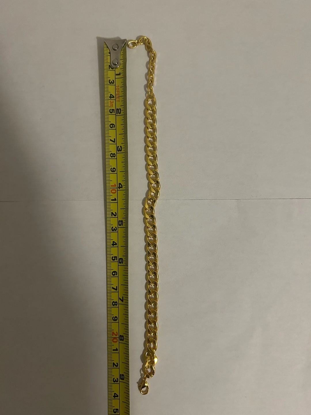 Gold-Tone Curb Link Chain Bracelet 4