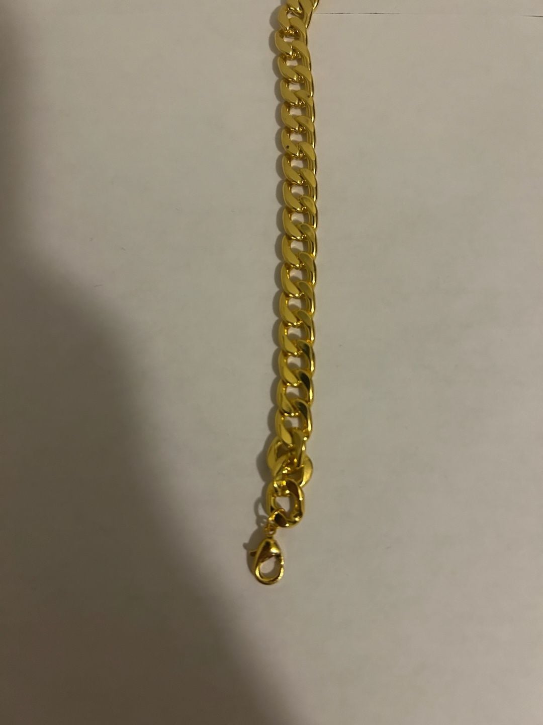 Gold-Tone Curb Link Chain Bracelet 6
