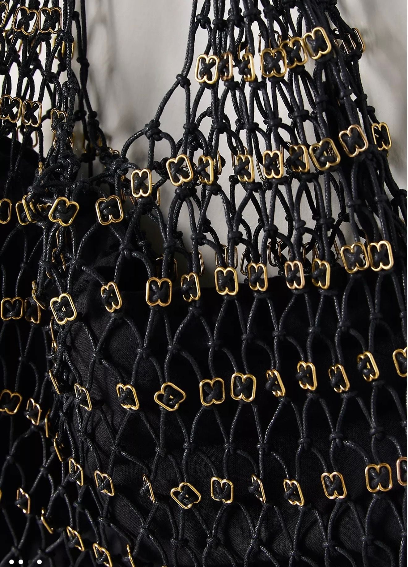 Free People Embellished Fringe Bag Black 3