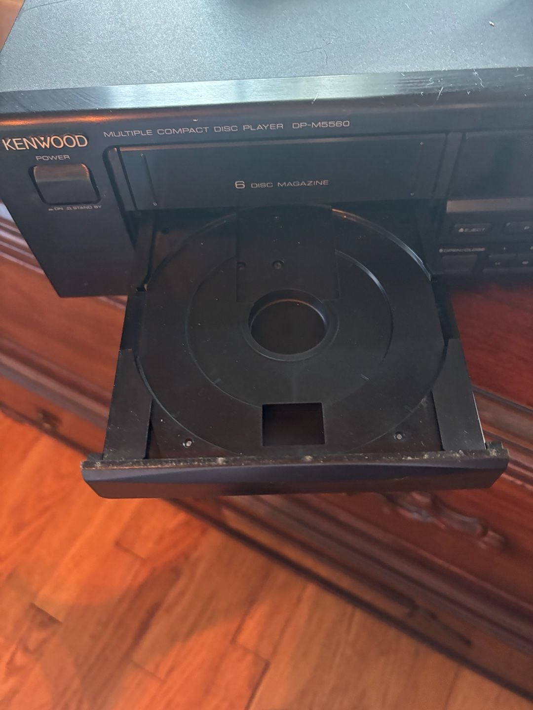 Vintage Kenwood DP-M5550 Multiple Compact Disc Player With Remote 6-CD 8