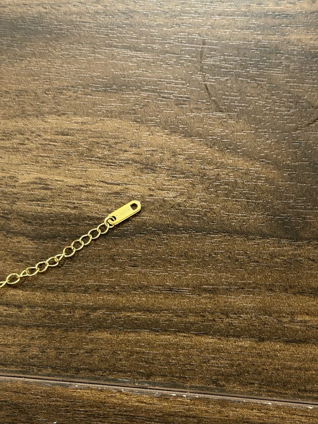 Christian Dior Gold Tone Paperclip Chain Logo Pendant Necklace 7