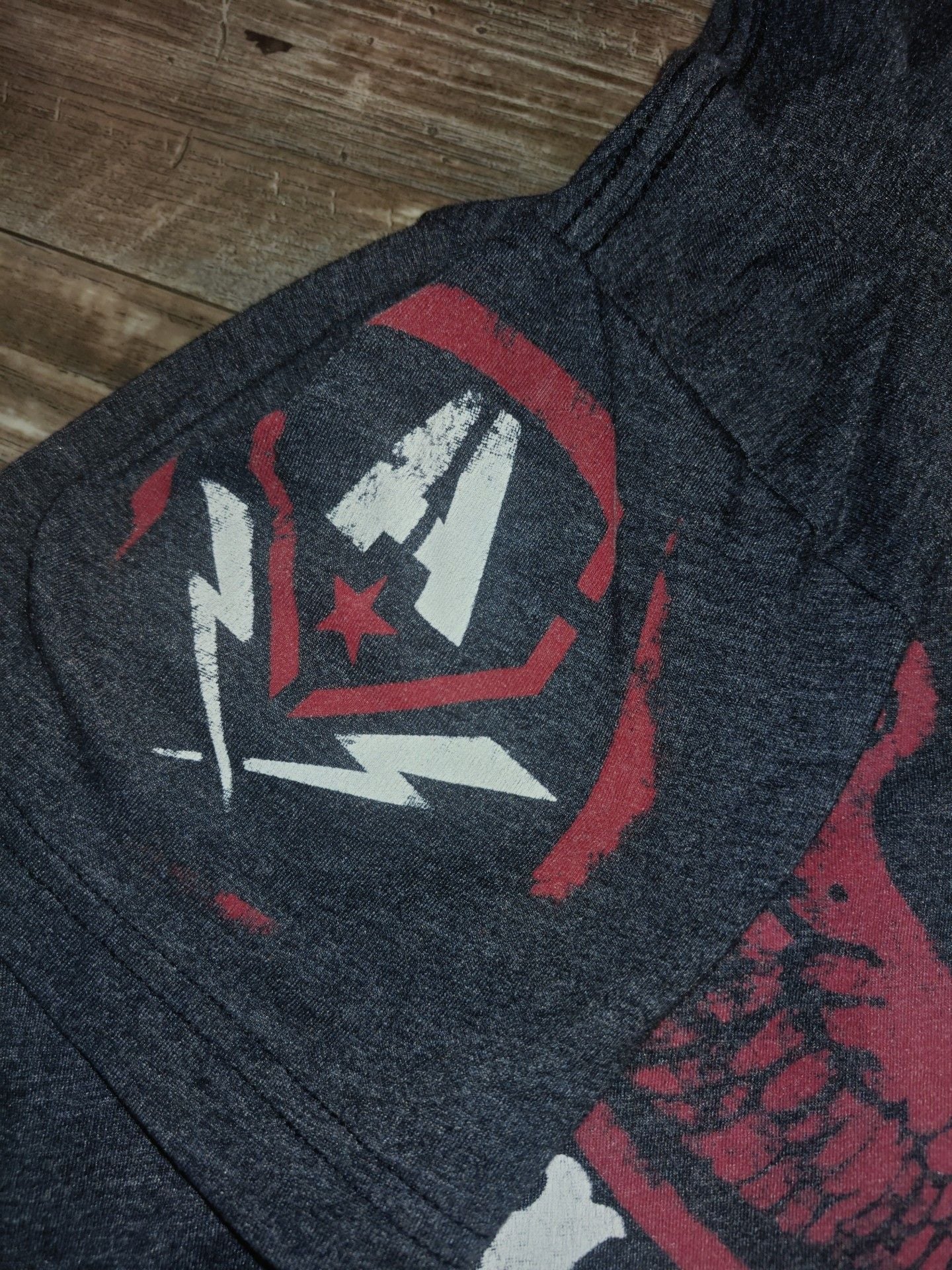 AFFLICTION SKULL AMERICAN CUSTOMS T-Shirt Men SZ. M Made in USA 3