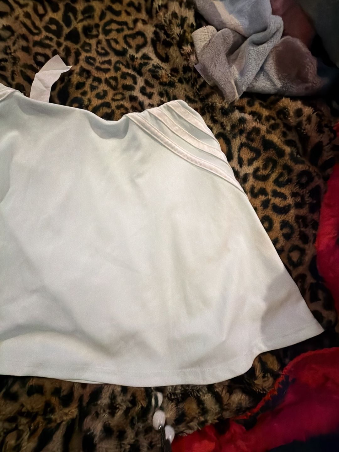 Adidas Athletic Skort Size L (14) Light Blue Tennis Skirt 3