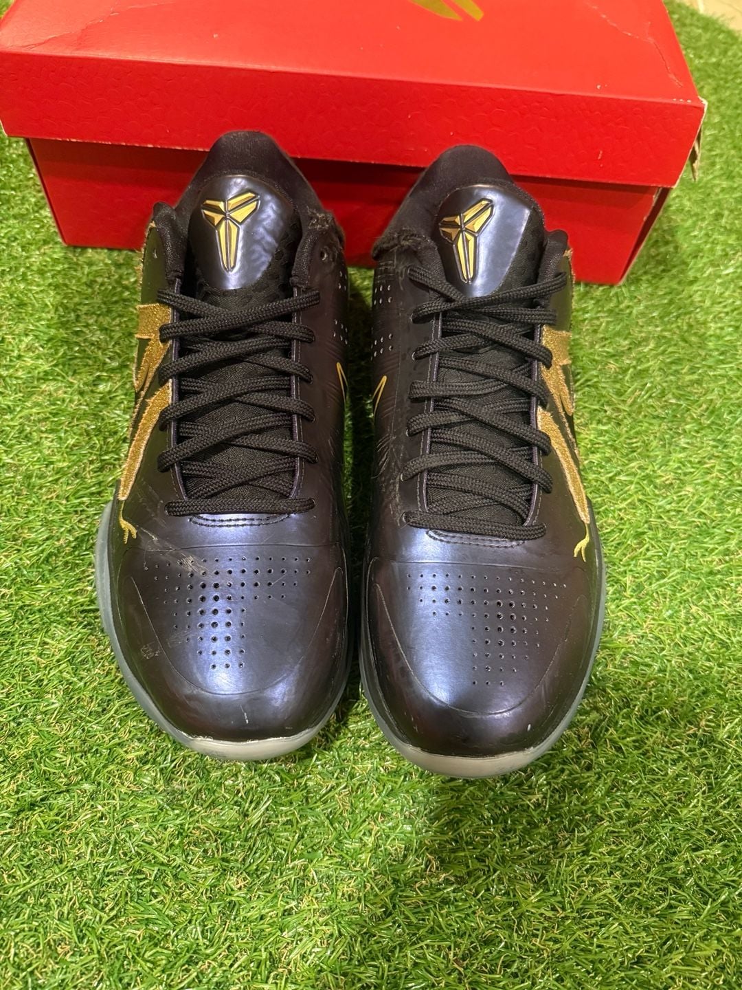 Nike Kobe 5 Protro Year Of The Mamba Eggplant Black Gold Shoes Size 8 4