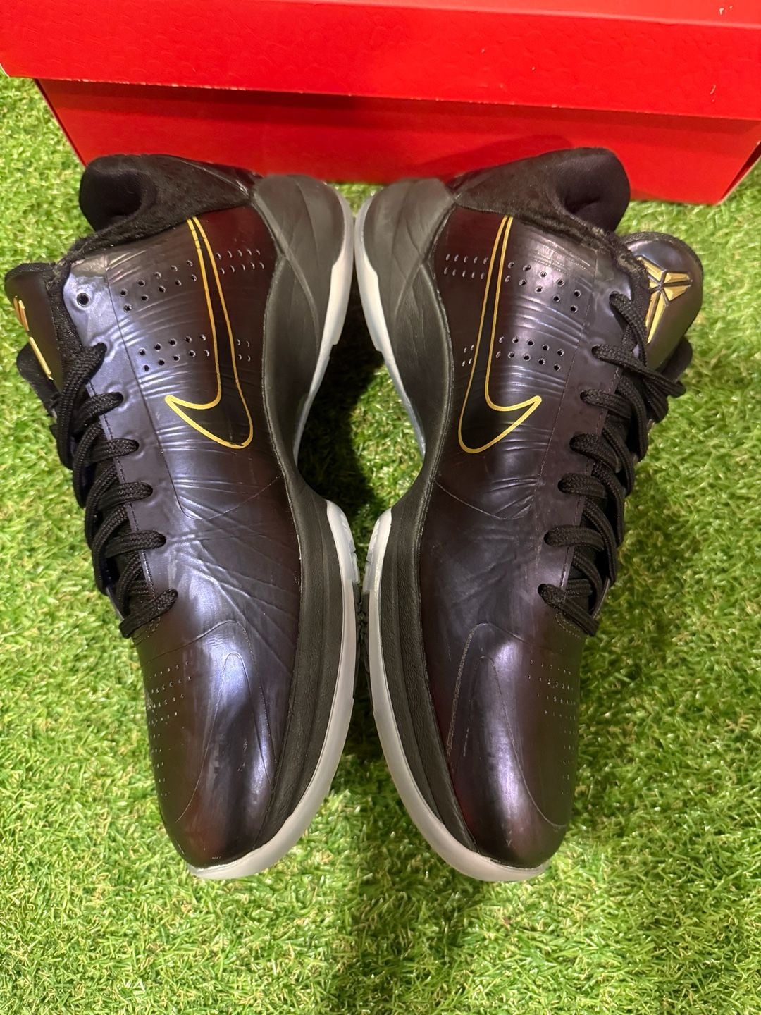 Nike Kobe 5 Protro Year Of The Mamba Eggplant Black Gold Shoes Size 8 5