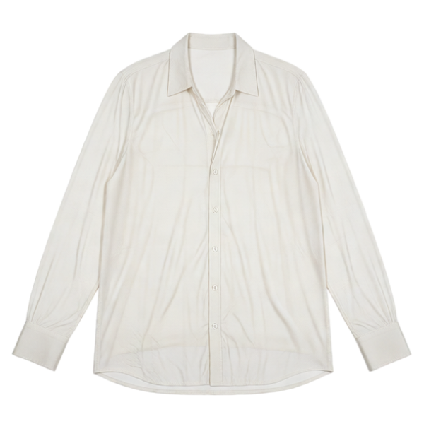 Lola River Silky Cupro Button-Up Blouse Small Like New