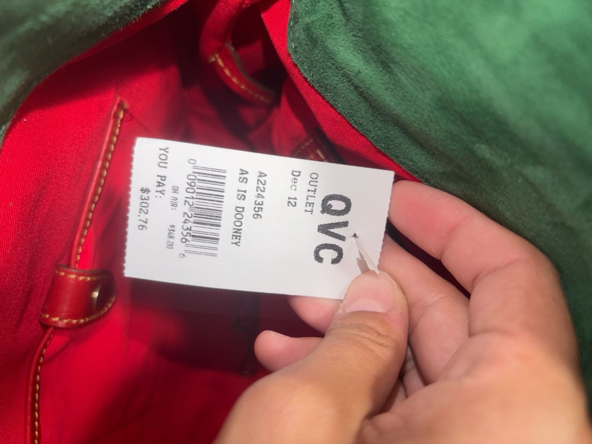 Dooney & Bourke Florentine Red Leather Satchel Tote Bag 11