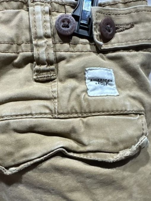 American Eagle Outfitters Cargo Pants Size 29x32 Khaki Flex Cotton
O887 5