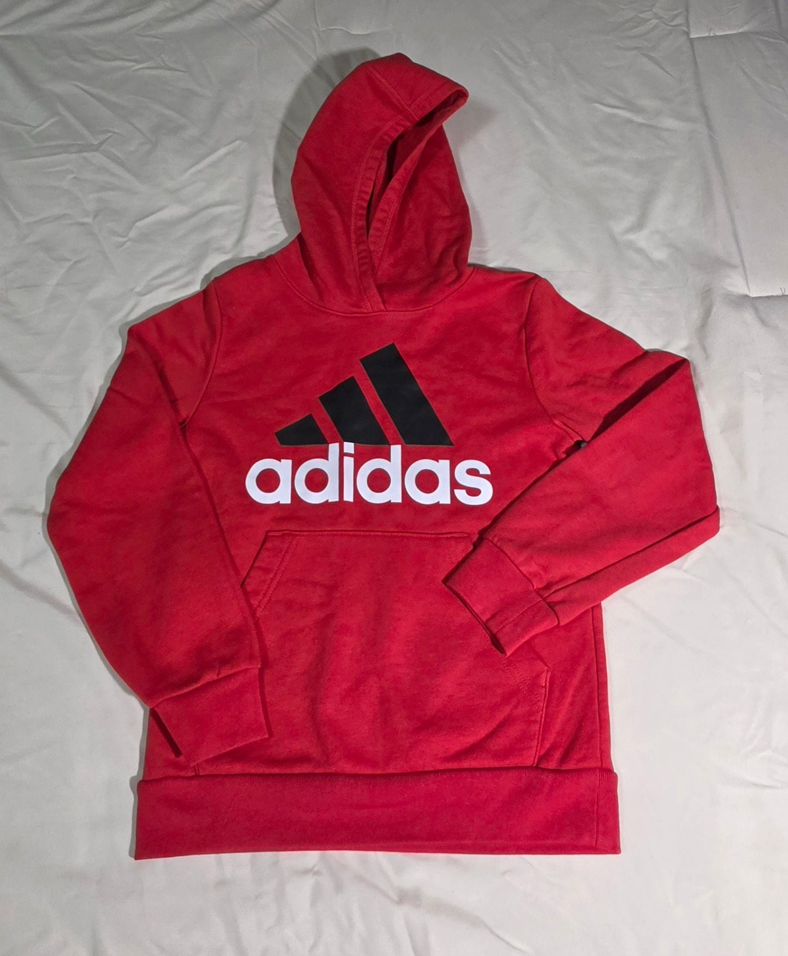 Adidas Big Boys Youth Long Sleeve Essential Fleece Hoody Size S 3