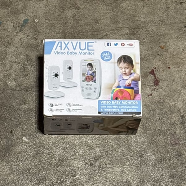 Axvue E662 Video Baby Monitor Duo Camera
