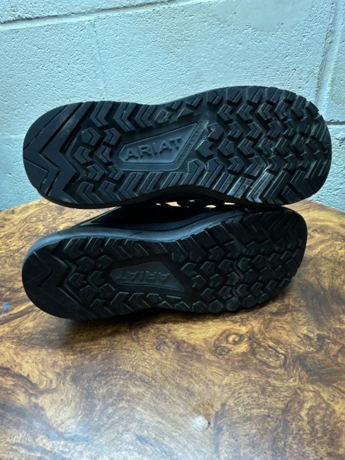Ariat Outpace Composite Toe Safety Shoe Size 7.5B Black 7