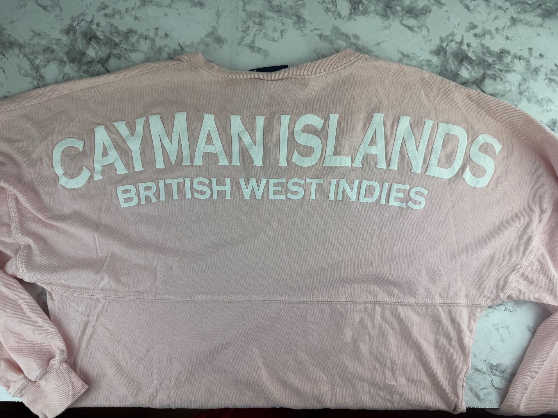 Spirit Jersey Cayman Islands British West Indies Size XS Pink Long Sleeve 2