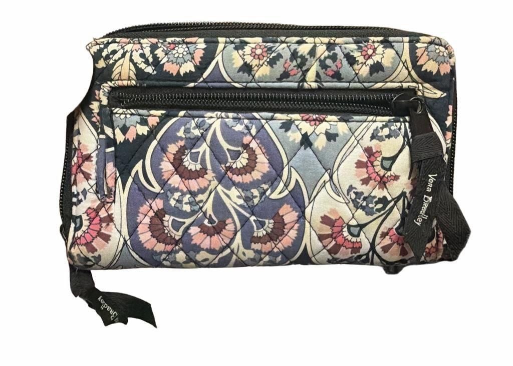 Vera Bradley Charmont Meadow RFID Turnlock Quilted Wallet Floral 5